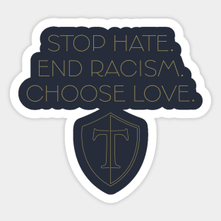 Webster Thomas HS 22-23 Choose Love (gold) Sticker